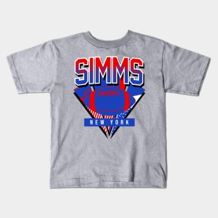 Simms Throwback New York Football Kids T-Shirt